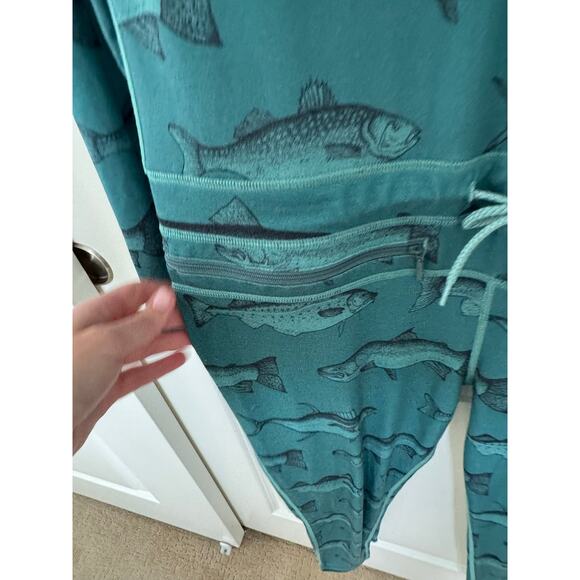 Airblaster Classic Ninja Suit Base Layer Mint Fish Medium - Picture 5 of 6